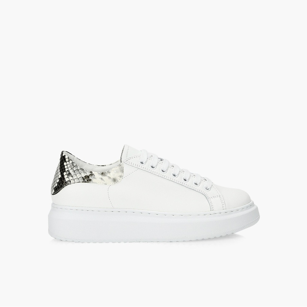 MIMOSA White Platform Sneakers